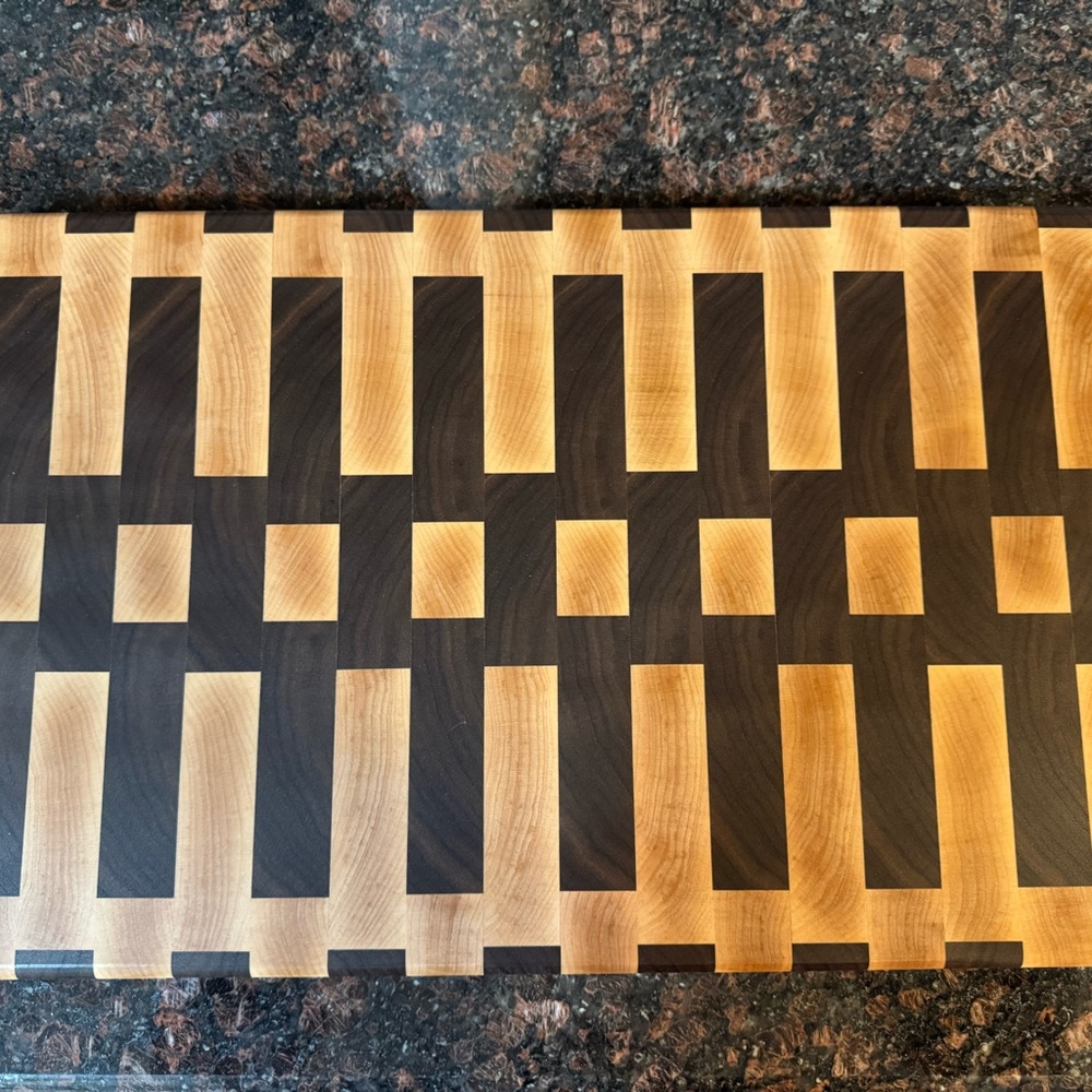 Hand Crafted Solid Wood End Grain Cutting Board